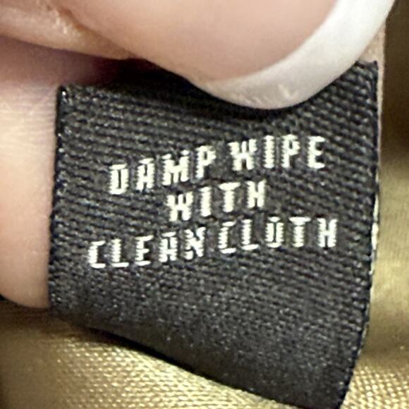 Vintage Coach Signature Jacquard Bucket Hat M/L Tan Brown Mini Print - Picture 7 of 7